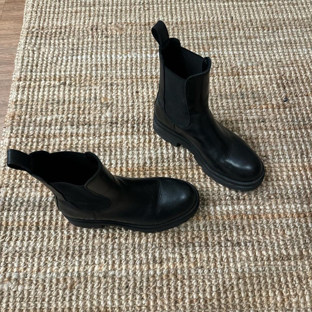 Anine Bing Black leather boots